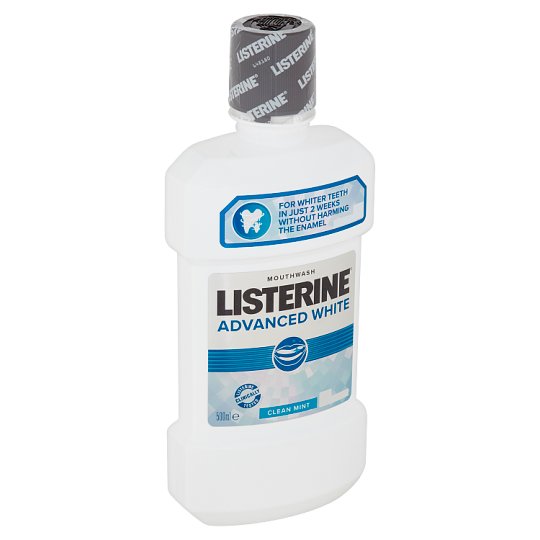 Listerine Advanced White Clean Mint ústna voda 500 ml