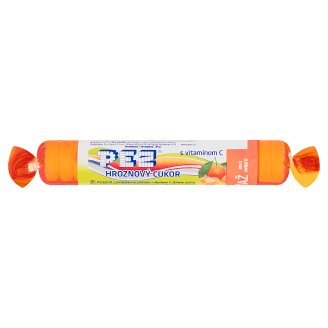 Pez Hroznový cukor s mandarínkovou príchuťou s vitamínom C 39 g
