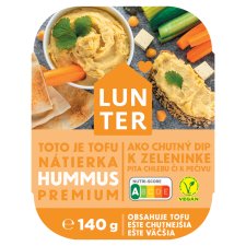 Lunter Tofu nátierka hummus premium 140 g