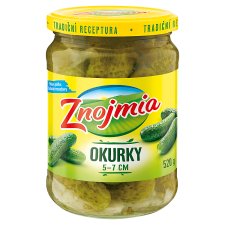 Znojmia Pasteurized Cucumbers 50-70 mm 520 g