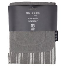 Go Cook Stripe Apron 80 cm x 93 cm