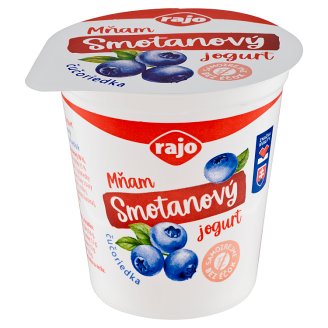 Rajo Mňam Duo Smotanový jogurt čučoriedkový 145 g