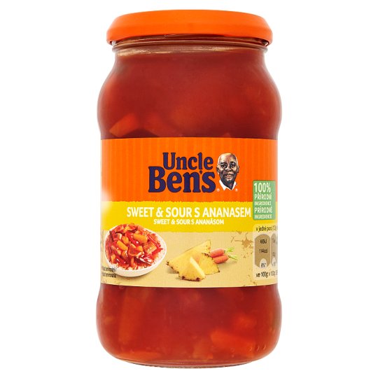 Uncle Ben's Sweet & Sour Sladkokyslá omáčka s ananásom 400 g