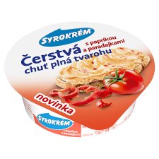 Syrokrém čerstvá chuť s paprikou a paradajkou 80 g