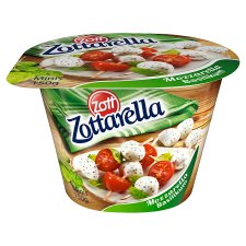 Zott Zottarella Minis Mozzarella Basilikum 150 g