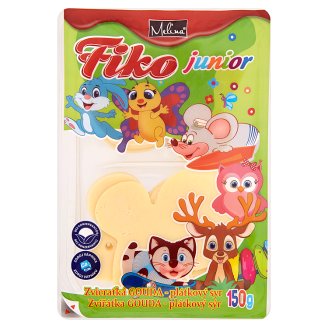 Melina Fiko Junior zvieratká gouda plátkový syr 150 g