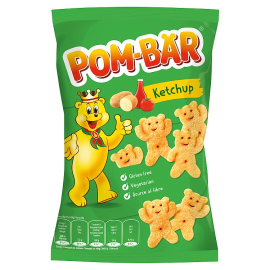 Pom-Bär Smažený zemiakový snack s príchuťou kečup 50 g