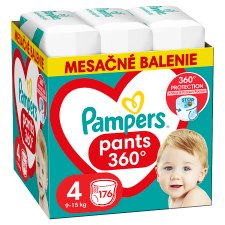 Pampers Active Baby plienkové nohavičky veľkosť 4, 176 plienok, 9kg-15kg