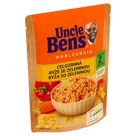 Uncle Ben's Celozrnná ryža so zeleninou 250 g