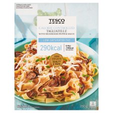 Tesco Tagliatelle with Mushroom Pepper Sauce 350 g