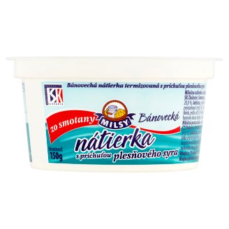 Milsy Bánovecká nátierka s príchuťou plesňového syra zo smotany 150 g