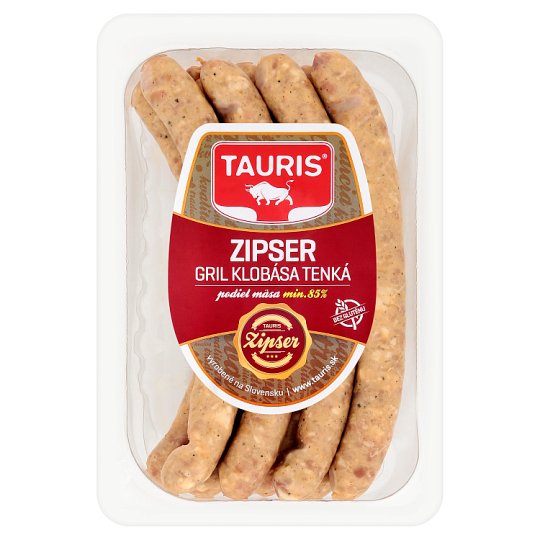 Tauris Zipser gril klobása tenká 550 g
