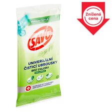 Savo Universal Cleaning Wipes without Chlorine Eucalyptus 30 pcs