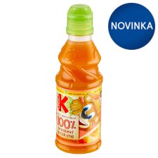 Kubík 100% Peach Fruit-Carrot Juice 300 ml