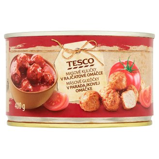 Tesco Mäsové guľôčky v paradajkovej omáčke 400 g