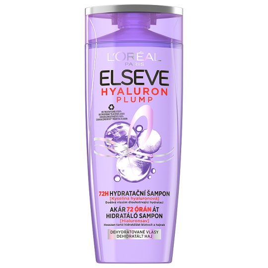 ELSEVE Hyaluron Plump 72 H Hydrating shampoo with Hyaluronic Acid