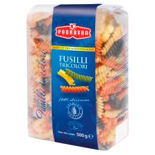 Podravka Fusilli tricolori semolínové cestoviny 500 g