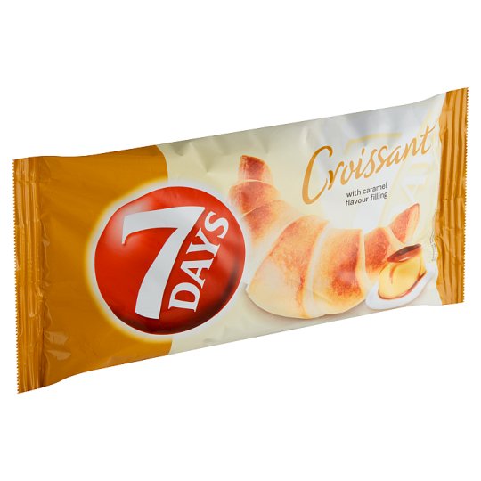 7 Days Croissant s náplňou s karamelovou príchuťou 60 g