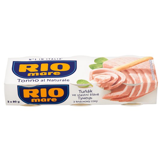 Rio Mare Tuna in Own Juice 3 x 80 g