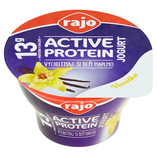 Rajo Active Protein Yoghurt Vanilla 180 g