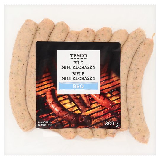 Tesco BBQ biele mini klobásky 300 g