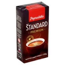 Popradská Standard Premium Roasted Ground Coffee 250 g