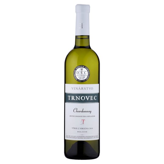Vinárstvo Trnovec Chardonnay víno biele suché 0,75 l