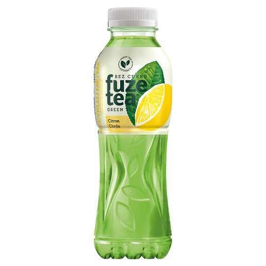 FuzeTea Green Tea Zero Sugar Lemon 500 ml Tesco Groceries