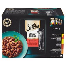 Sheba Select Slices Juicy Selection in Juice 12 x 85 g (1.02 kg)