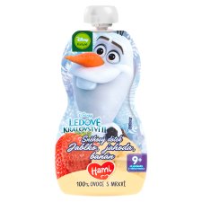 Hami Disney Frozen Olaf Fruit-Vegetable Pocket Apple, Strawberry, Banana 110 g, 9+