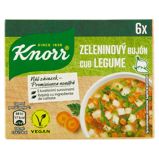 Knorr Vegetable Broth 6 x 10 g