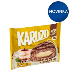 Karuzo Cocoa Croissant Bun with Tiramisu Taste Filling 82 g