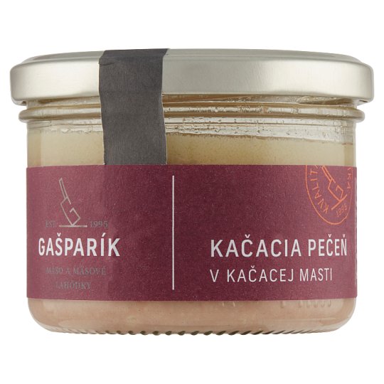 Gašparík Kačacia pečeň v kačacej masti 140 g