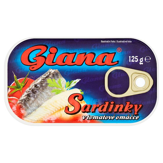 Giana Sardinky v paradajkovej omáčke 125 g