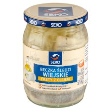 Seko Marinated Atlantic Herring Fillets without Skin with Marinated Onion and Rapeseed Oil 550 g