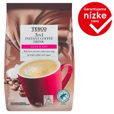 Tesco 3in1 Instant Coffee Drink 10 x 18 g (180 g)