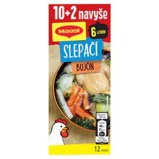 MAGGI Slepačí bujón v kocke 6 l 12 x 10 g
