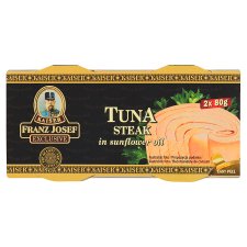 Franz Josef Kaiser Exclusive Tuna Steak in Sunflower Oil 2 x 80 g (160 g)