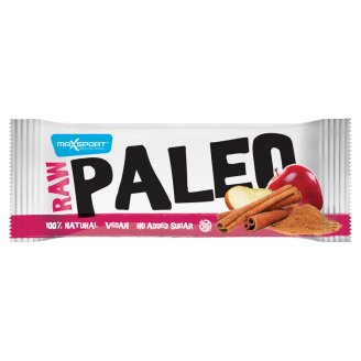 MaxSport Paleo Raw tyčinka s jablkami a škoricou 50 g