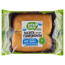 Vitacelia Gluten-Free Buns with Curd Filling 2 x 90 g (180 g)