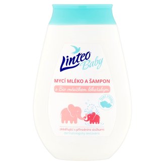Linteo Baby Umývacie sprchovacie mlieko a šampón 250 ml