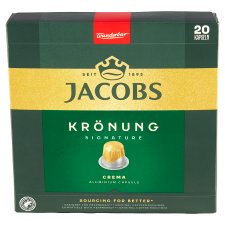 Jacobs Krönung Crema Roasted Ground Coffee in Capsules 20 pcs 104 g