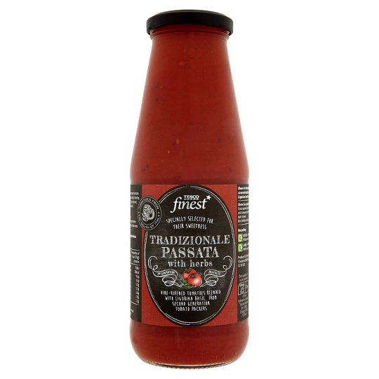 Tesco Finest Hotová paradajková omáčka s bylinkami 680 g