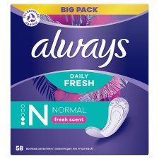 Always Dailies Normal Fresh & Protect Panty Liners Fresh x58