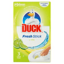 Duck Fresh Stick Lime Gel Tape for Toilet Bowl 3 x 9 g (27 g)