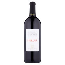 Tesco Merlot víno červené suché 1 l