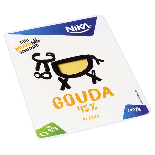 Nika Gouda 45 % Slices 100 g
