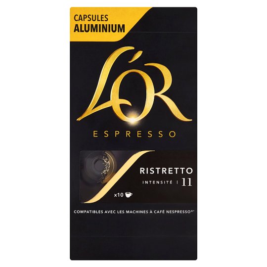 L´OR Espresso Ristretto Intz. 11 10 Alu Pockets Compatible with