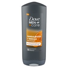 Dove Men+Care Sandalwood & Vanilla sprchovací gél 400 ml