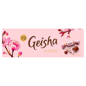 Fazer Geisha Pralinky z mliečnej čokolády s lieskovo-orieškovou náplňou 350 g
